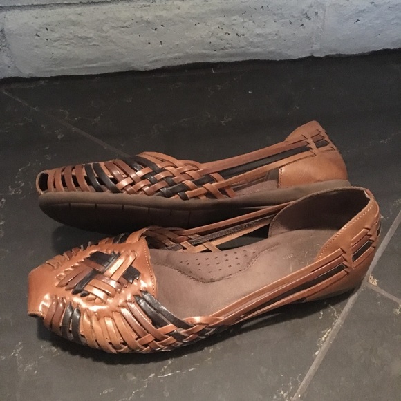 Woven flats Size 10 - Picture 4 of 5